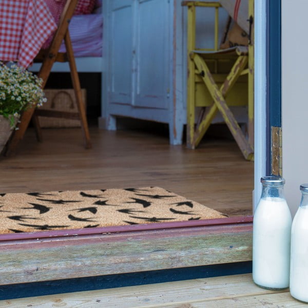 Rohožka z kokosového vlákna 40x60 cm Swallows – Artsy Doormats-image-4
