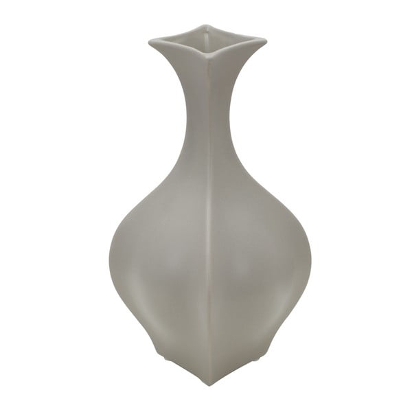 Sivá porcelánová váza Mauro Ferretti Fat