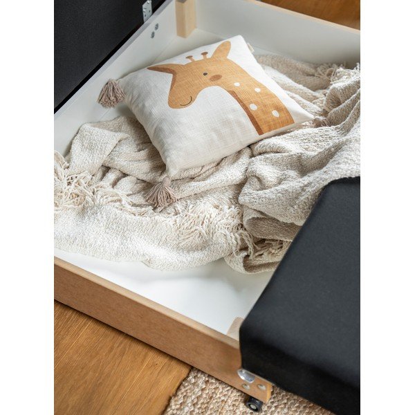 Svetlosivá zamatová rozkladacia pohovka 130 cm Ario – ELTAP-image-3