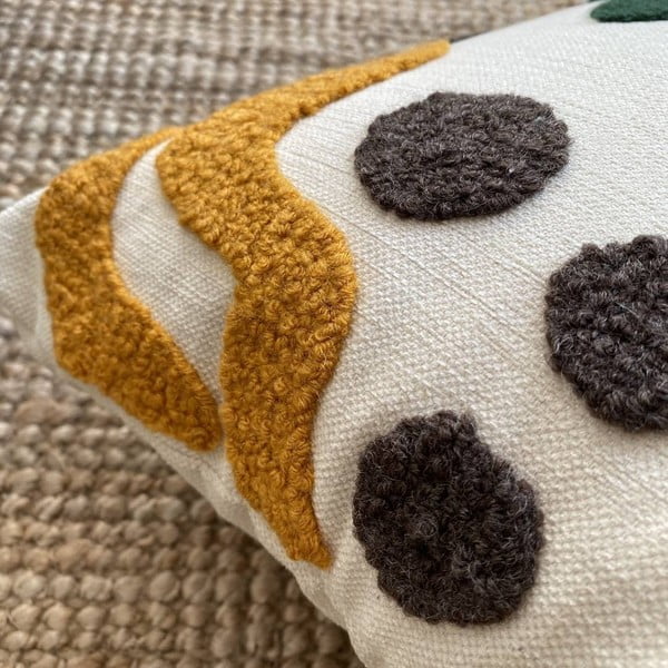 Obliečka na vankúš s prímesou ľanu Joynodes Lotus, 43 x 43 cm-image-3