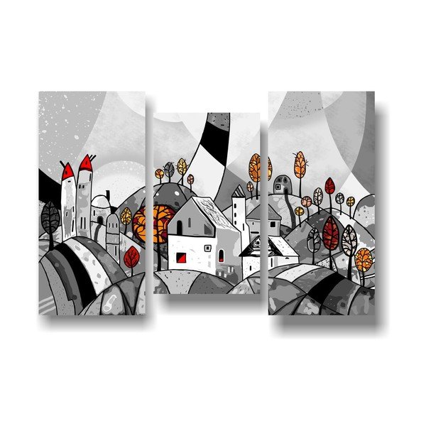 3-dielny obraz na plátne Tomasucci Landscape, 105 × 150 cm