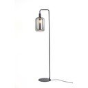 Čierna stojacia lampa (výška 155 cm) Lekar - Light & Living