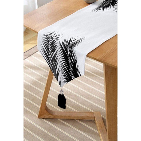 Behúň na stôl 45x140 cm Black Tree – Minimalist Cushion Covers-image-1