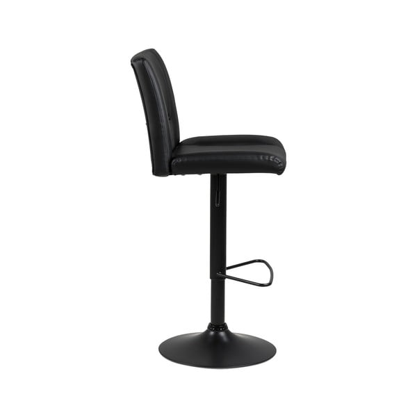 Čierna barová stolička s nastavitelnou výškou Actona Sylvia-image-1