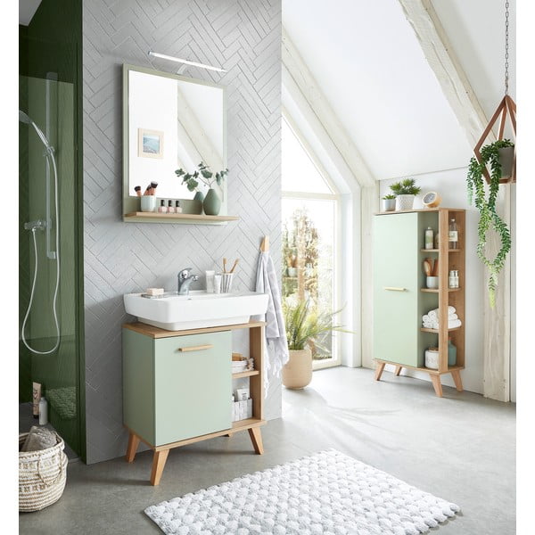 Nástenné zrkadlo s poličkou 60x75 cm Set 963 - Pelipal-image-4