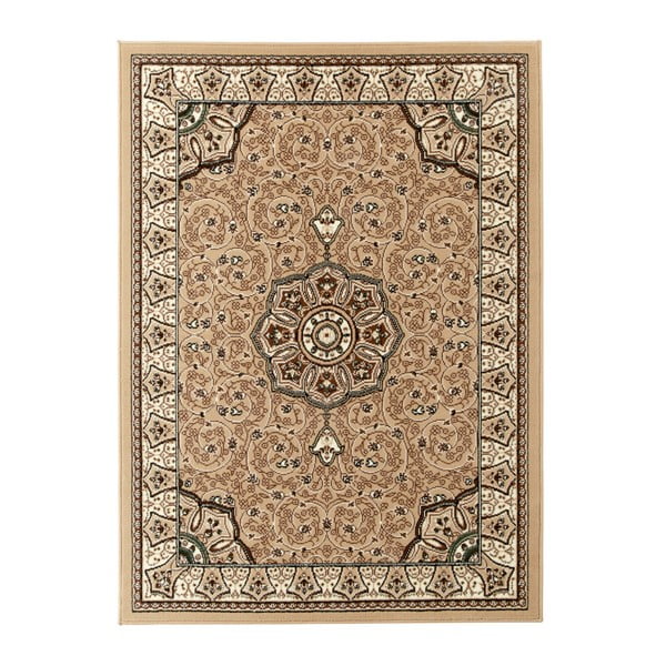 Béžovo-hnedý koberec Think Rugs Diamond, 70 × 140 cm