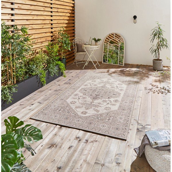 Béžový vonkajší koberec 290x200 cm Miami - Think Rugs-image-1