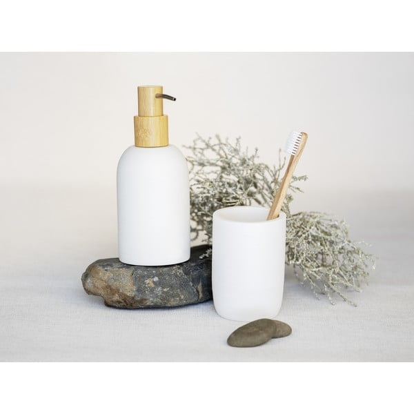 Biely dávkovač mydla z polyresínu 250 ml Altavalle – Wenko-image-3