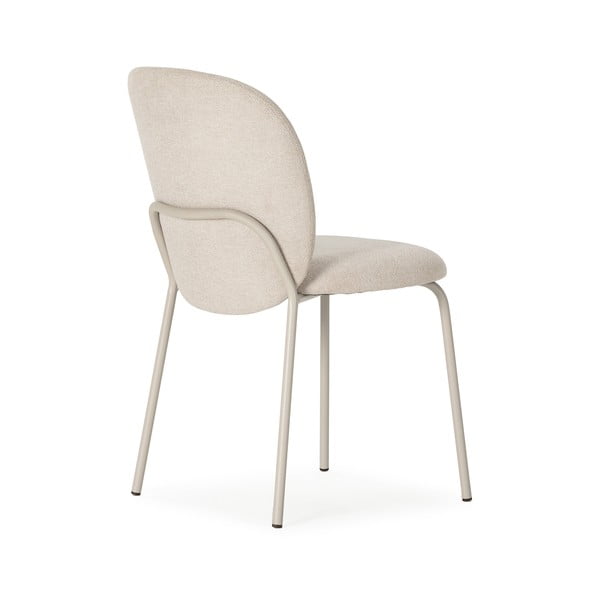 Krémové jedálenské stoličky v súprave 4 ks Daia – Marckeric-image-4