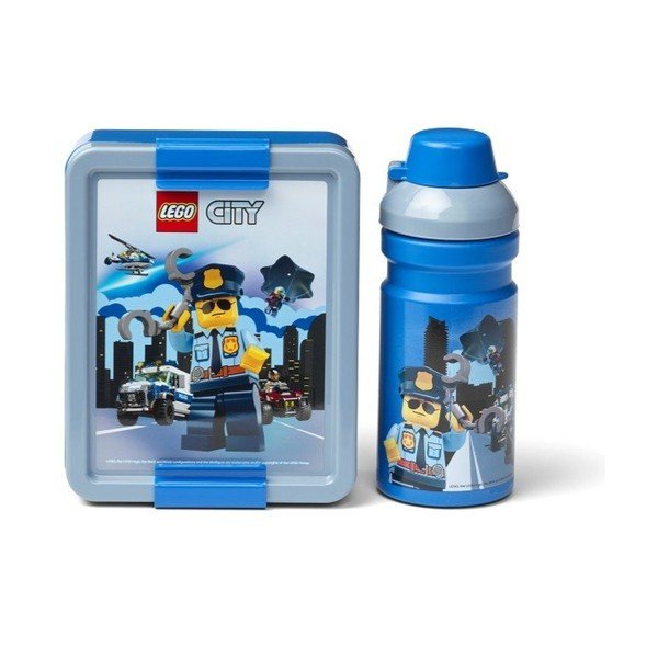 Súprava fľaše na vodu a desiatového boxu LEGO® City