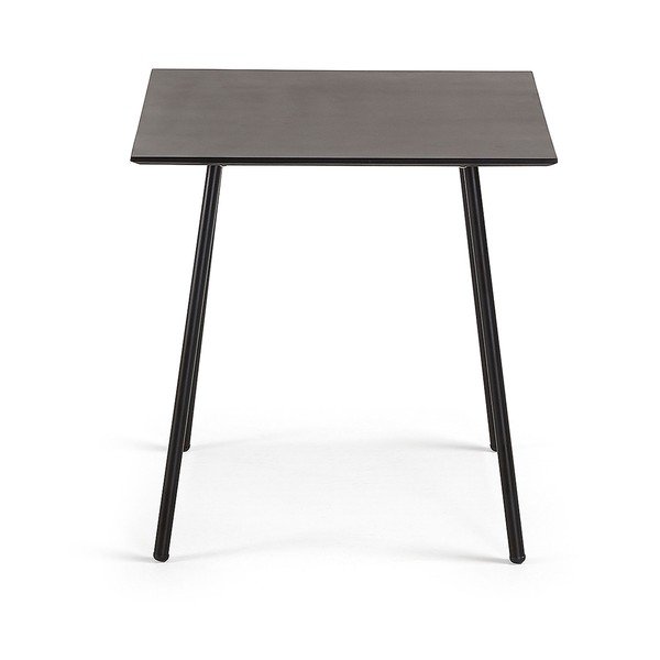 Čierny stôl Kave Home Ulrich, 75 x 75 cm-image-2