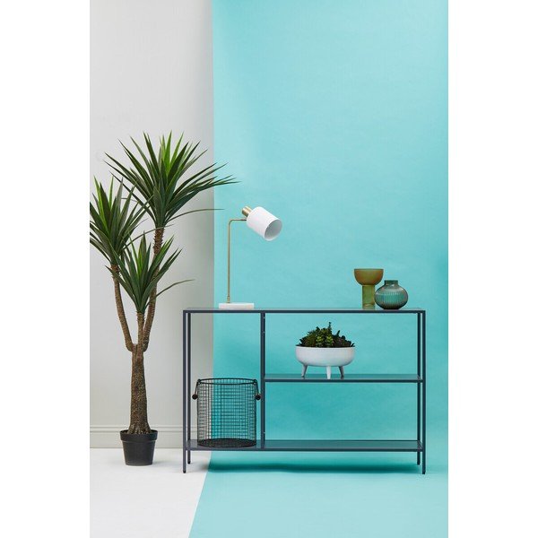 Sivý oceľový konzolový stolík 30x120 cm Acero – Premier Housewares-image-3