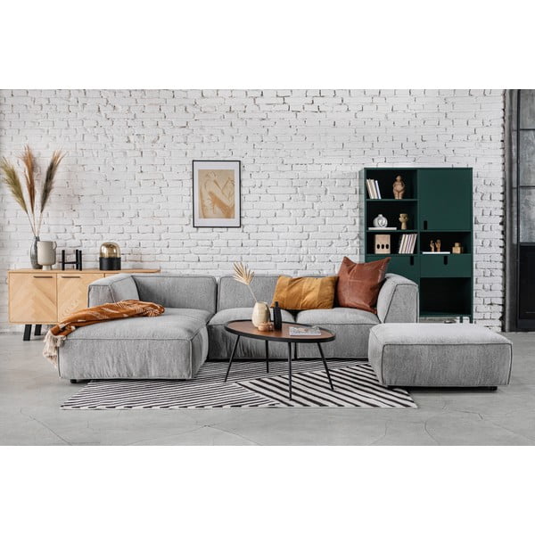 Svetlosivá rohová pohovka Bonami Selection Fairfield, ľavý roh, 282 cm-image-1