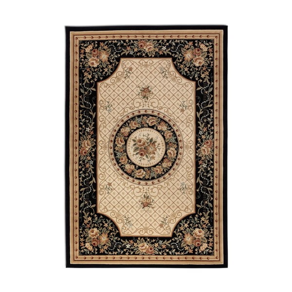 Čierno-béžový koberec 160x235 cm Herat – Nouristan
