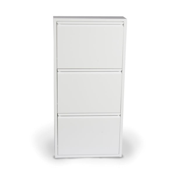 Biela skrinka na topánky s 3 vyklápacími policami Esidra Alias-image-4