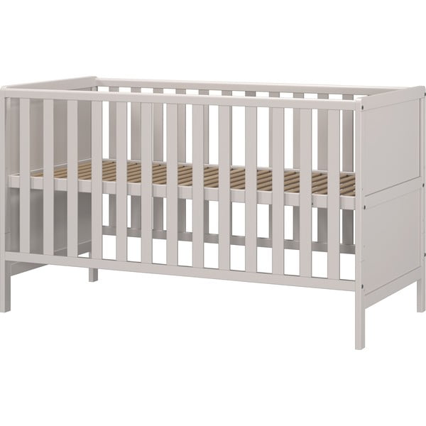 Krémová postieľka z masívneho dreva 70x140 cm Alkmaar – Germania-image-3