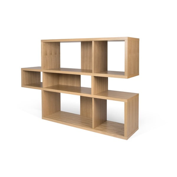 Hnedá knižnica TemaHome London, 34 × 100 cm-image-3