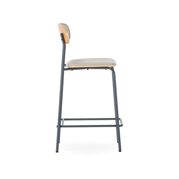 Béžové čalúnené barové stoličky v súprave 2 ks (výška sedadla 65,5 cm) Saula – Marckeric-image-3