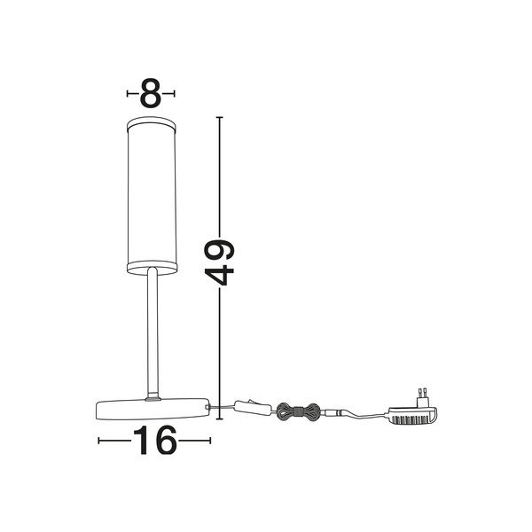 Biela/v mosadznej farbe LED stolová lampa v dekore mramoru (výška  49 cm) Nolia – Nova Luce-image-2
