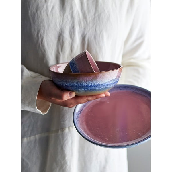 Svetloružová miska z kameniny 525 ml Paula – Bloomingville-image-2