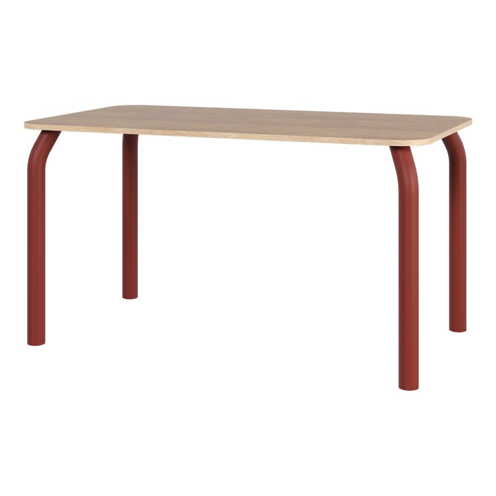 E-shop Jedálenský stôl s doskou v dubovom dekore 80x140 cm Meko – noo.ma