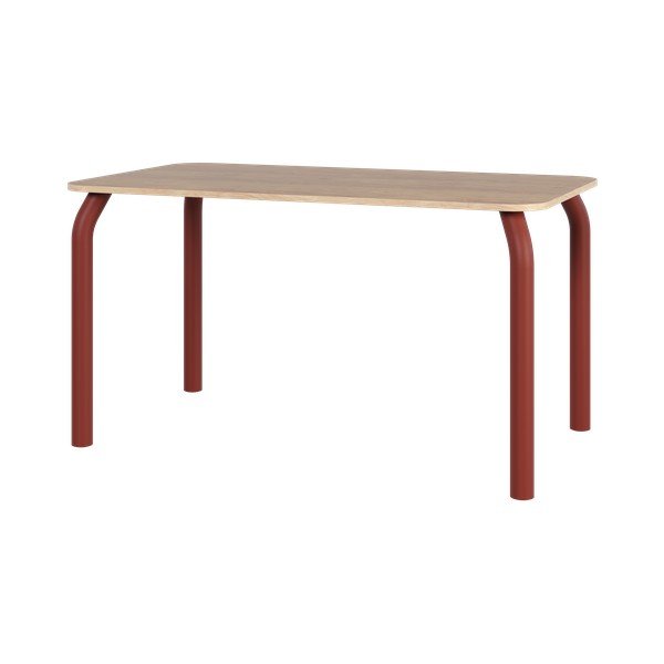 Jedálenský stôl s doskou v dubovom dekore 80x140 cm Meko – noo.ma