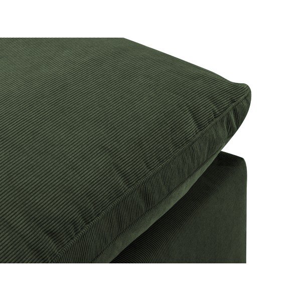 Tmavozelená obojstranná rohová časť modulárnej menčestrovej pohovky Windsor & Co Sofas Galaxy-image-3
