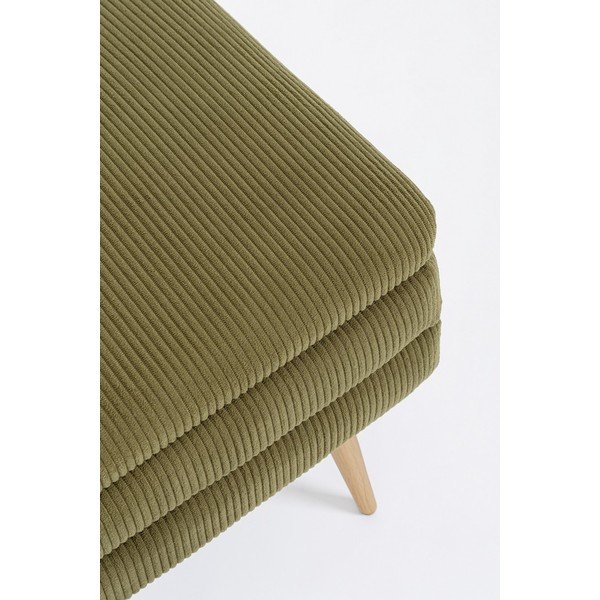 Zelená polstrovaná lavica Olga – Bizzotto-image-4