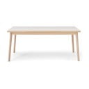 Rozkladací jedálenský stôl s bielou doskou Hammel Single 180 x 90 cm