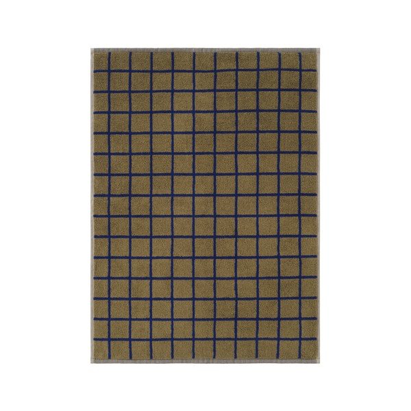 Zelený/modrý bavlnený uterák 50x70 cm Grid – Jotex-image-2