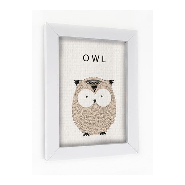 Obraz v ráme Owl