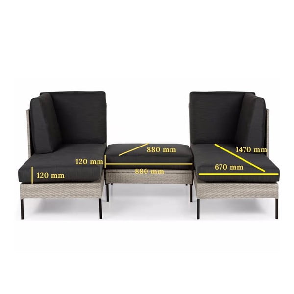 Béžová záhradná pohovka Bonami Selection Orkanger-image-4