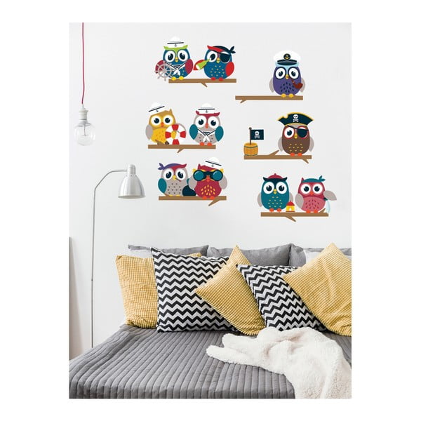 Sada samolepiek Ambiance Owls-image-1