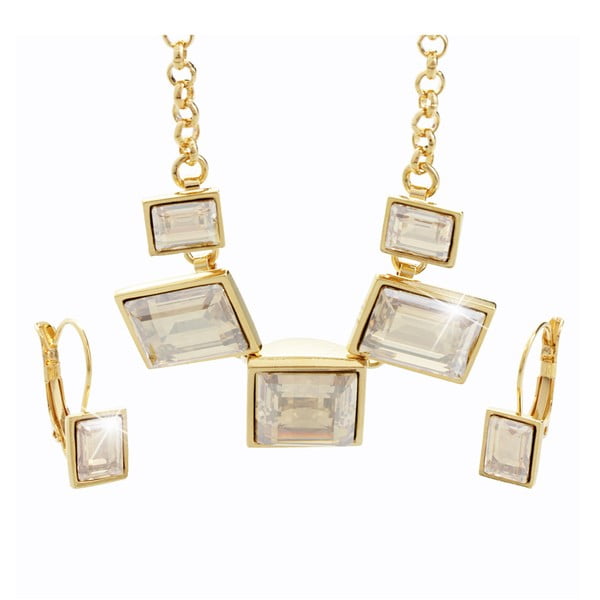 Set náhrdelníka a náušníc s krištáľmi Swarovski® Yasmine Agnete