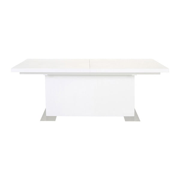 Biely rozkladací jedálenský stôl Actona Brick, dĺžka 180 - 230 cm