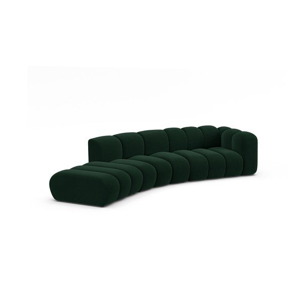 Tmavozelená rohová pohovka (pravý roh) Lupine – Micadoni Home-image-1