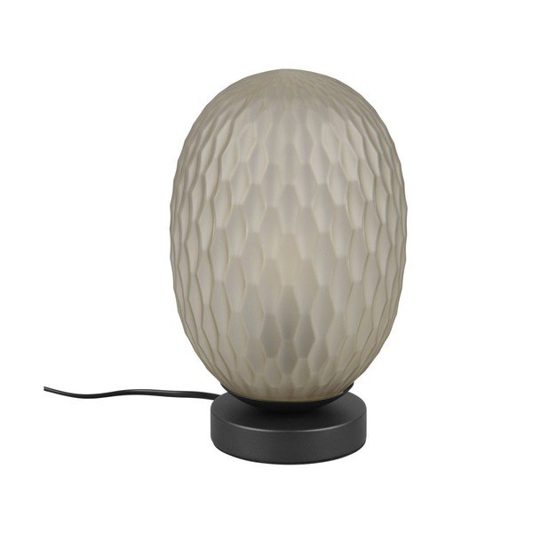 Zelená stolová lampa so skleneným tienidlom (výška  28,5 cm) Facette – Trio