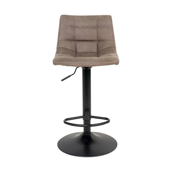 Svetlohnedé čalúnené barové stoličky v súprave s nastaviteľnou výškou 2 ks (výška sedadla 63 cm) Middelfart – House Nordic-image-2