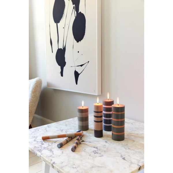 Modro-sivá sviečka Bahne & CO, doba horenia 8 h-image-2