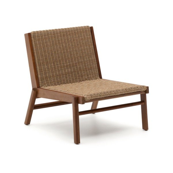 Drevené záhradné kreslo v prírodnej farbe Itani – Kave Home