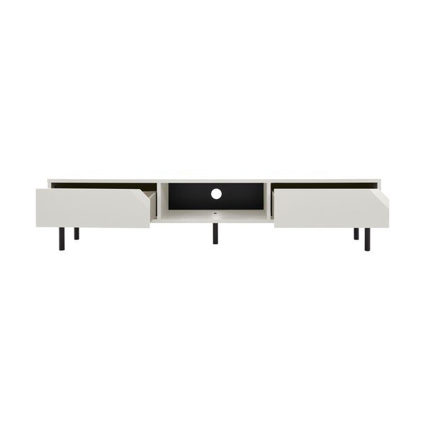 Biely TV stolík 177x39 cm Corner - Tenzo-image-4