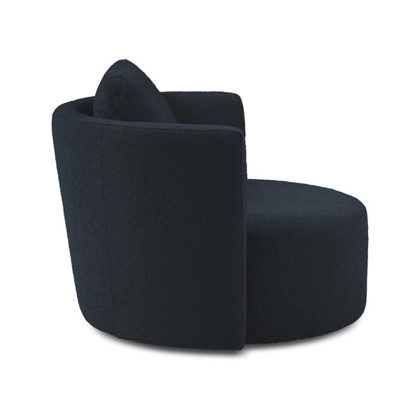 Tmavomodré otočné kreslo Interieurs 86 Nael-image-4