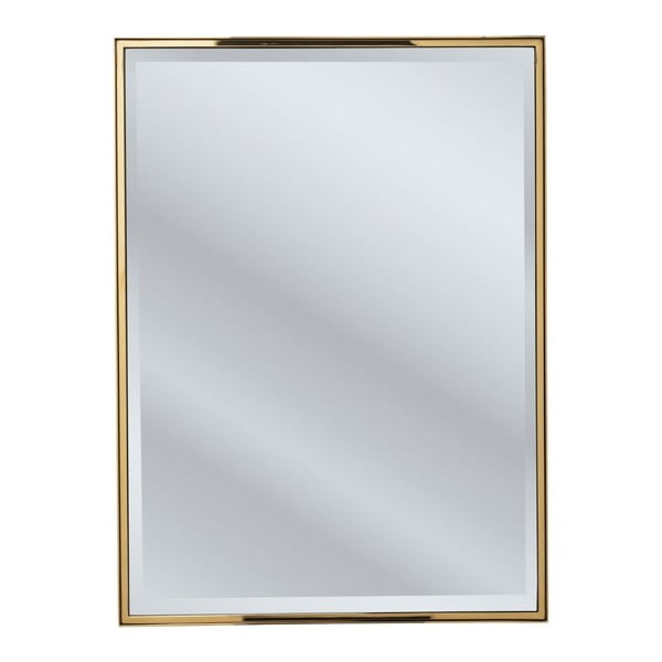 Nástenné zrkadlo v zlatej farbe Kare Design Dolly Gold, 75 × 55 cm