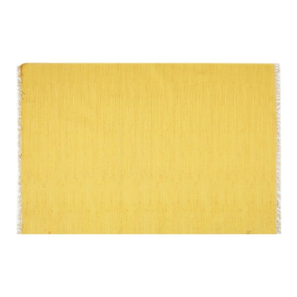 Žltý behúň Eco Rugs Yolk, 80 × 300 cm-image-1