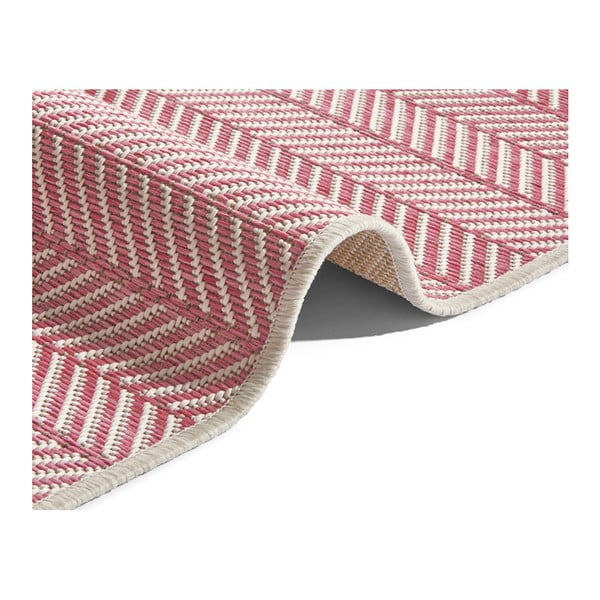 Červený vonkajší koberec NORTHRUGS Caribbean, 140 x 200 cm-image-3