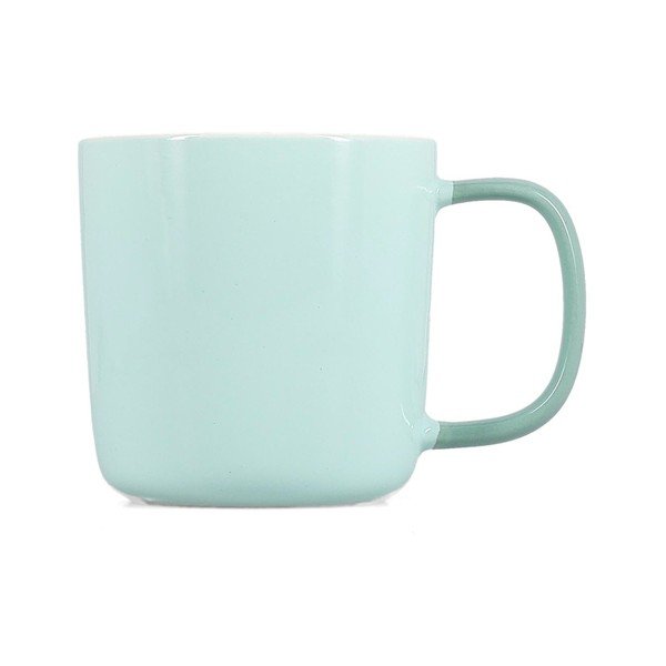 Modrý hrnček z kostného porcelánu 370 ml Mae – ONA