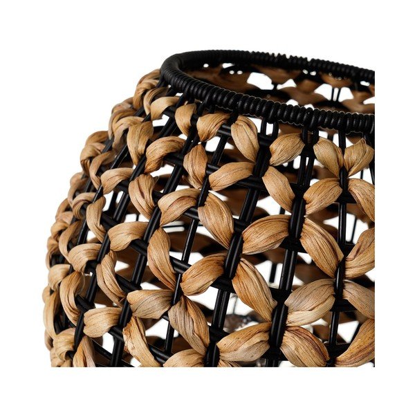 Čierna prírodná stolová lampa (výška 23 cm) Natural Way – Casa Selección-image-2