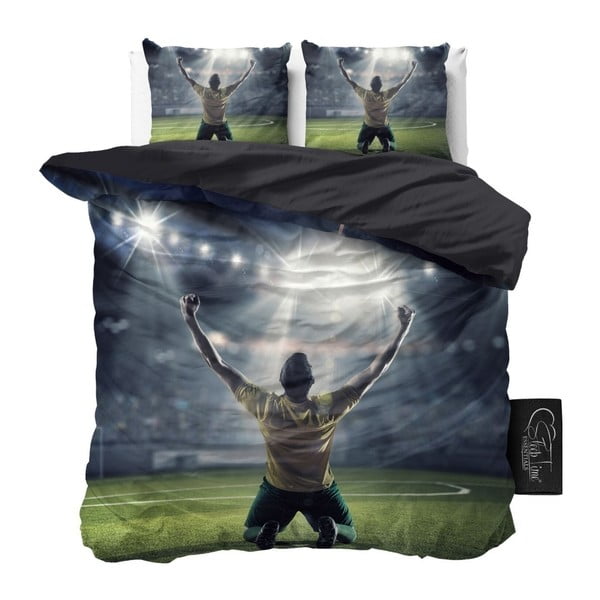 Obliečky z mikroperkálu Sleeptime Football Champion, 240 x 220 cm