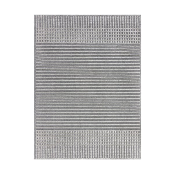 Sivý umývateľný koberec zo ženilky 120x160 cm Elton – Flair Rugs