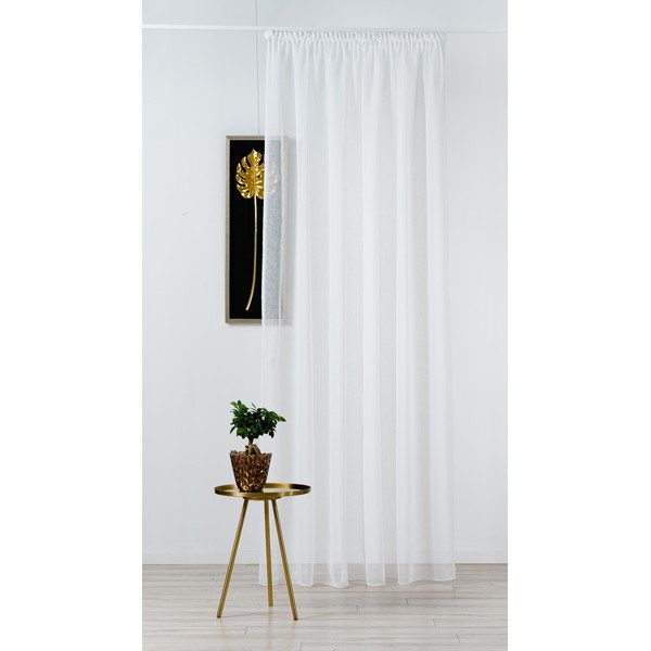 Biela záclona 140x245 cm Perseide – Mendola Fabrics-image-1